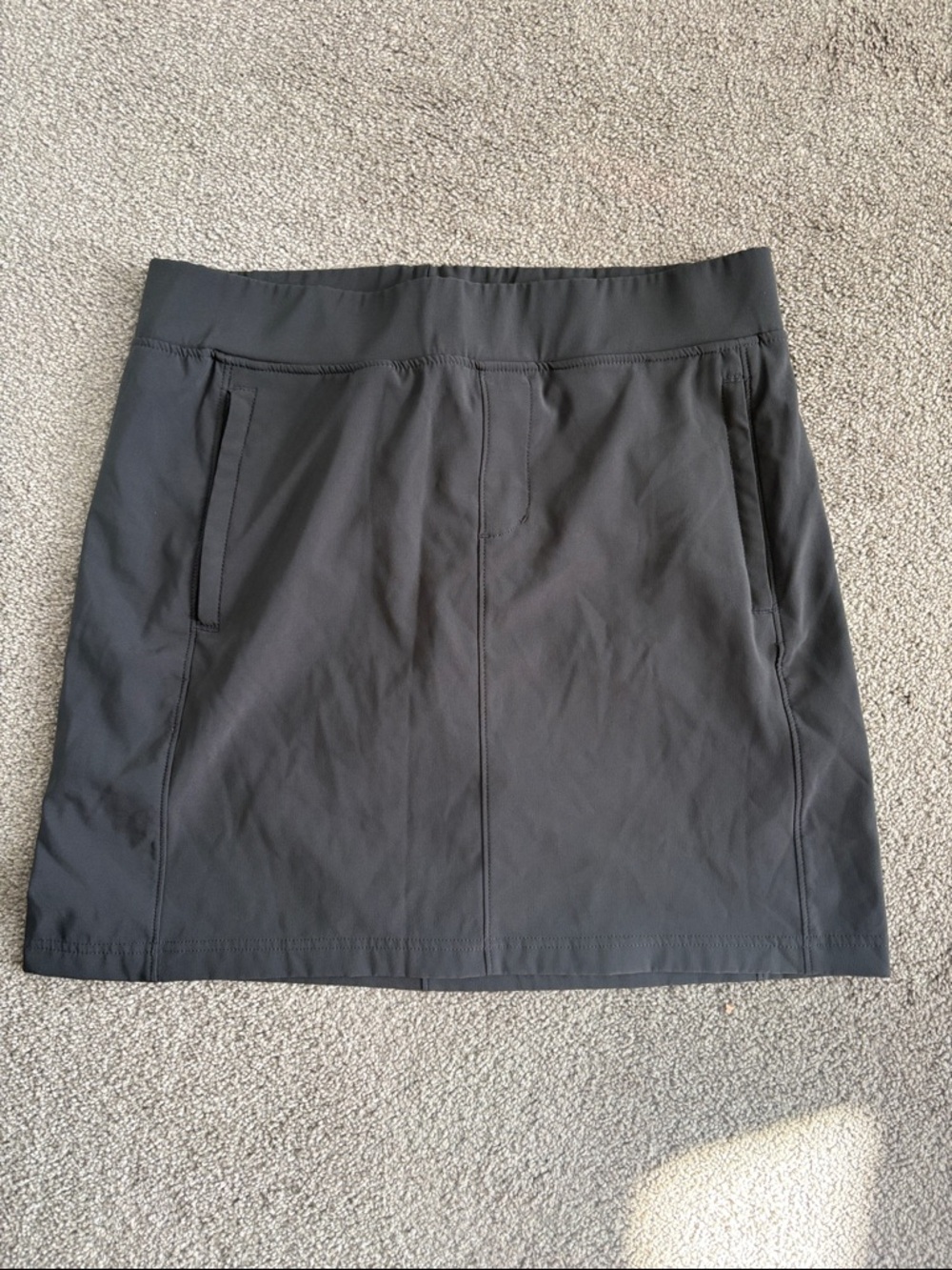 Avalanche Dark Gray Athletic Skort with Elastic Waistband